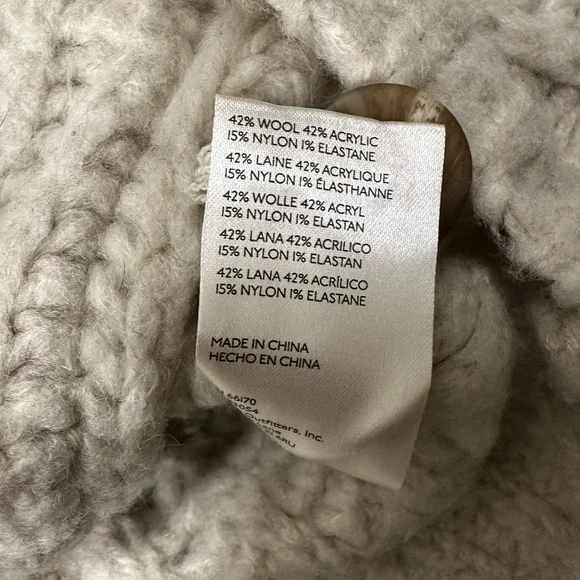 Anthropologie Beige and Yellow Knit Cardigan - Picture 10 of 10